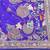 Purple zari woven banarasi silk blend saree with blouse piece
