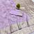 Lavender zari woven banarasi silk blend saree with blouse piece