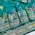 Rama zari woven banarasi silk blend saree with blouse piece