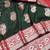 Green zari woven banarasi silk blend saree with blouse piece