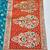 Rama zari woven banarasi silk blend saree with blouse piece