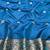 Light blue zari woven banarasi silk blend saree with blouse piece