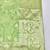 Light green zari woven banarasi silk blend saree with blouse piece