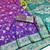 Purple zari woven banarasi silk blend saree with blouse piece
