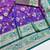 Purple zari woven banarasi silk blend saree with blouse piece
