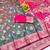 Lavender zari woven banarasi silk blend saree with blouse piece