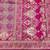 Mauve zari woven banarasi silk blend saree with blouse piece