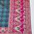 Firozi zari woven banarasi silk blend saree with blouse piece