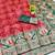 Red zari woven banarasi silk blend saree with blouse piece