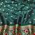Red zari woven banarasi silk blend saree with blouse piece