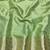 Light green zari woven banarasi silk blend saree with blouse piece
