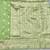 Light green zari woven banarasi silk blend saree with blouse piece