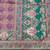 Purple zari woven banarasi silk blend saree with blouse piece