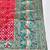 Pink zari woven banarasi silk blend saree with blouse piece