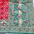 Pink zari woven banarasi silk blend saree with blouse piece