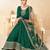 Green Taffeta Silk Butti Anarkali Suit