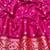 Purple zari woven banarasi silk blend saree with blouse piece