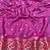 Blue zari woven banarasi silk blend saree with blouse piece