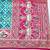Blue zari woven banarasi silk blend saree with blouse piece