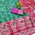 Rama zari woven banarasi silk blend saree with blouse piece