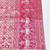 Peach zari woven banarasi silk blend saree with blouse piece