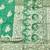 Green zari woven banarasi silk blend saree with blouse piece