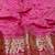 Cream zari woven banarasi silk blend saree with blouse piece