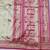 Cream zari woven banarasi silk blend saree with blouse piece