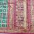 Light blue zari woven banarasi silk blend saree with blouse piece