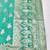 Blue zari woven banarasi silk blend saree with blouse piece