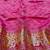 Yellow zari woven banarasi silk blend saree with blouse piece