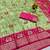 Light green zari woven patola silk blend saree with blouse piece