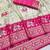 Cream zari woven patola silk blend saree with blouse piece