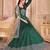 Green Taffeta Silk Butti Anarkali Suit
