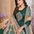 Green Taffeta Silk Butti Anarkali Suit