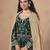 GREEN ZARI WORK GEORGETTE GOWN 
