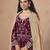 MAROON ZARI WORK GEORGETTE GOWN 