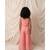 Pink embroidered organic cotton co ord set