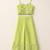 Lime green embroidered organic cotton co ord set