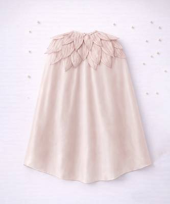 White pink hand woven pure tissue dress 3