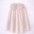 White pink hand woven pure tissue dress