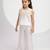 Ivory hand woven chanderi co ord set