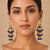 Gold tone three stage jhumkas