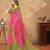 Linen cotton ready to wear saree with unstitched blouse