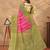 Linen cotton ready to wear saree with unstitched blouse