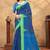 Linen cotton ready to wear saree with unstitched blouse