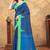 Linen cotton ready to wear saree with unstitched blouse