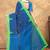 Linen cotton ready to wear saree with unstitched blouse