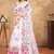 off white colour Linen cotton ready to wear saree with unstitched blouse