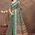 Linen cotton ready to wear saree with unstitched blouse
